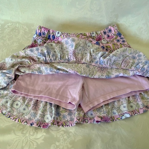 Cat & Jack, Girls floral pink skirt SZ (L 10/12) - Picture 3 of 7